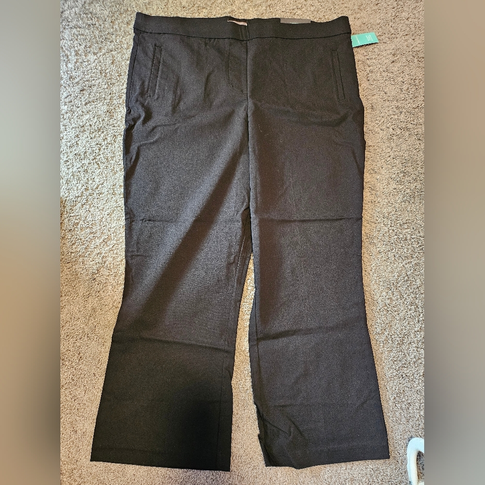 Maurices cropped dress pants.  Black.  Size XL